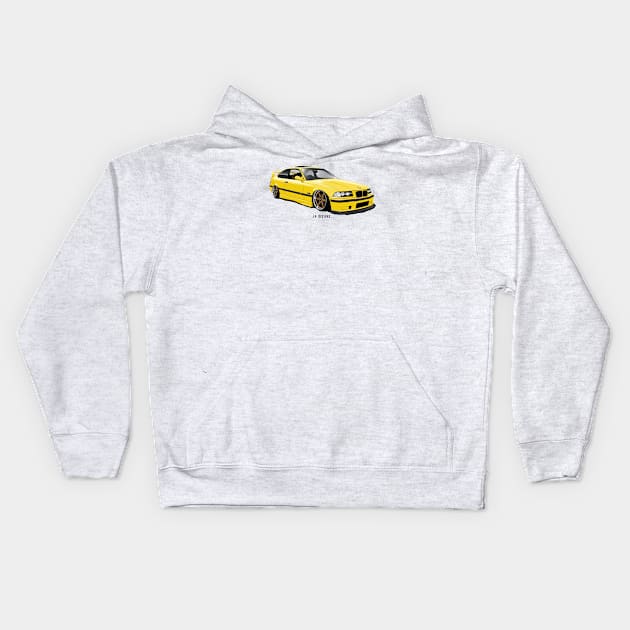 E36 M3 Kids Hoodie by LpDesigns_